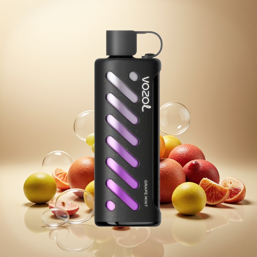 VOZOL Gear Shisha 25000 Puffs Svensk Grossist Dual Mesh Druva Mynta Engångs Vape