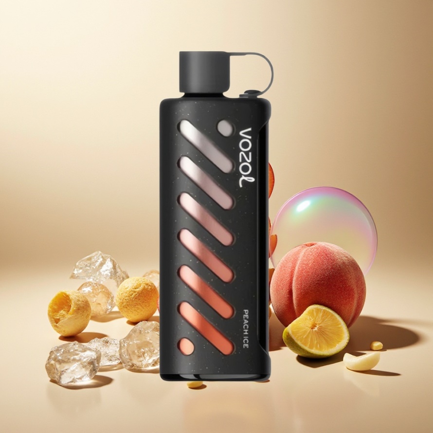 VOZOL Gear Shisha 25000 Puffs Svensk Grossist Persikais Engångs Vape Dual Mesh 1000mAh
