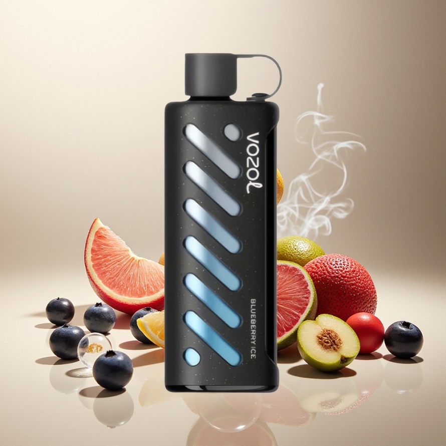 VOZOL Gear Shisha 25000 Puffs svensk grossist Blåbär Is Dual Mesh 1000mAh 3mg/ml