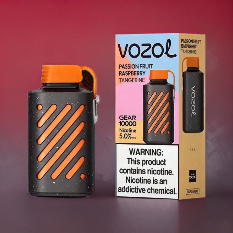 VOZOL GEAR 10000 Disposable Vape Passionfrukt Hallon Mandarin svensk grossist 10000 Puffs 20ml VAMT Mesh Coil