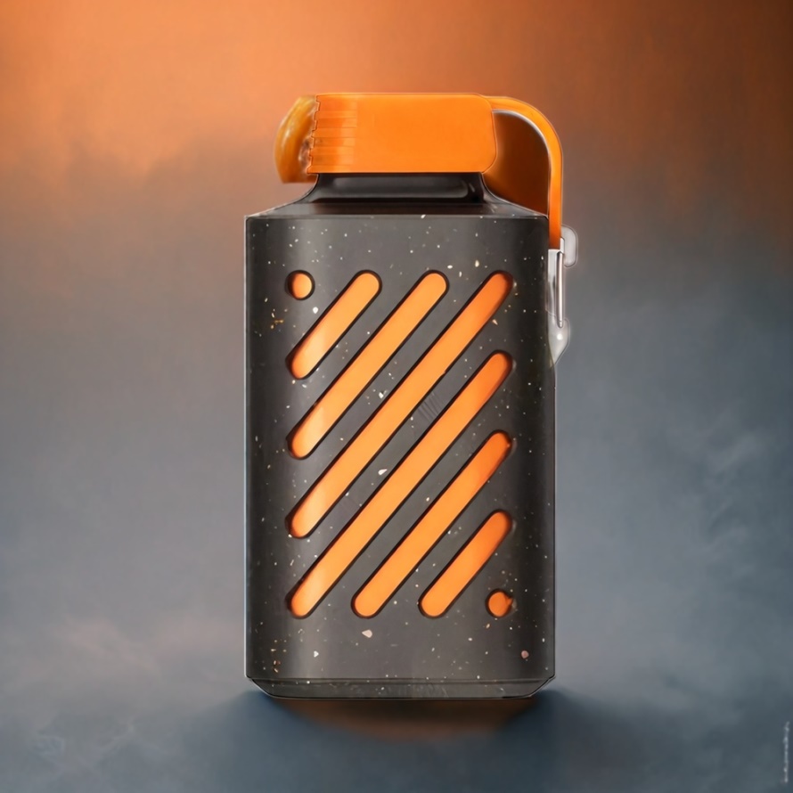VOZOL GEAR 10000 Disposable Vape Persika Mango Smoothie 20ml E-liquid VAMT Mesh Coil svensk grossist