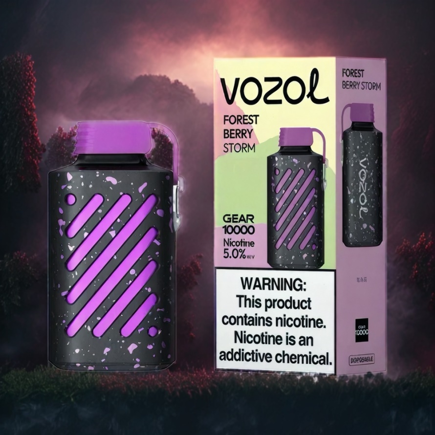 VOZOL GEAR 10000 Engångsvape Skogsbärstorm 10000 Puffar 20 ml E-vätska Svensk Grossist