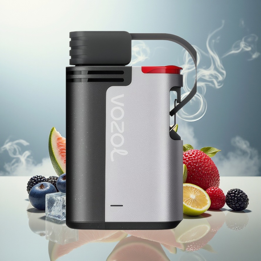 VOZOL GEARS 4000/6000 Engångs Vape Blå Hallon Is – LOCK & LOAD, LET'S ROCK & ROLL – svensk grossist