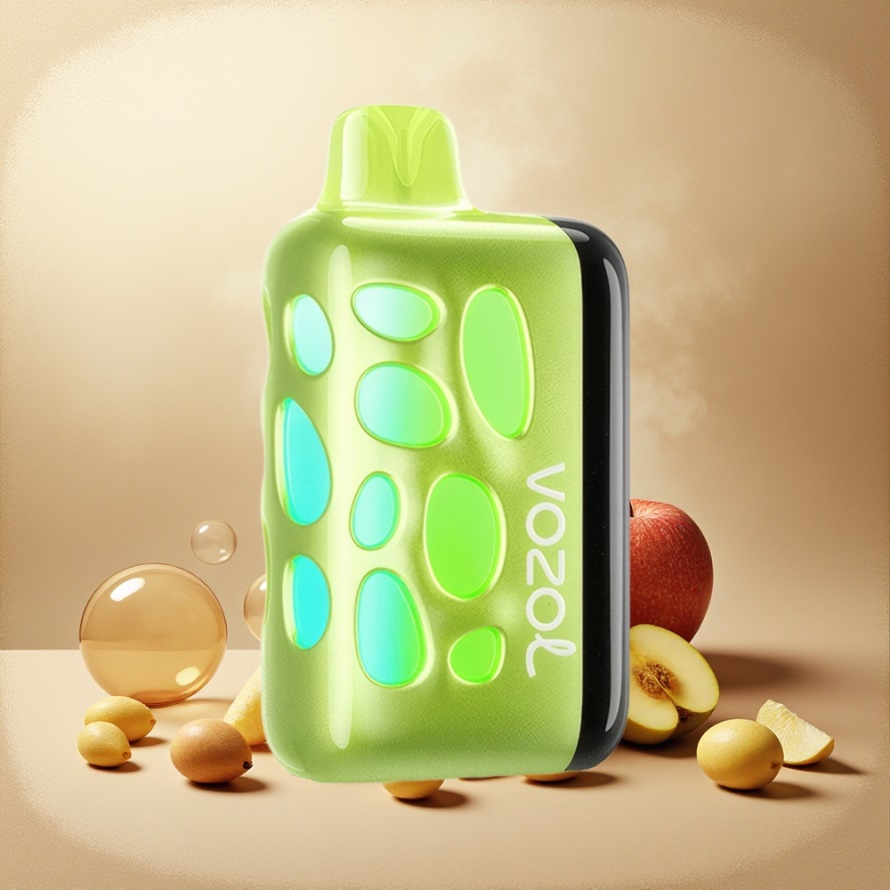 VOZOL RAVE 40000 Engångs Vape Dubbel Äpple – 270° Glöddesign, Beat-Synced Party, 80% Laddning 20 Min, svensk grossist