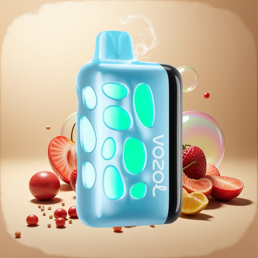 VOZOL RAVE 40000 Engångs Vape Körsbär Jordgubb Svensk Grossist 270° Glöd Laddning 20min