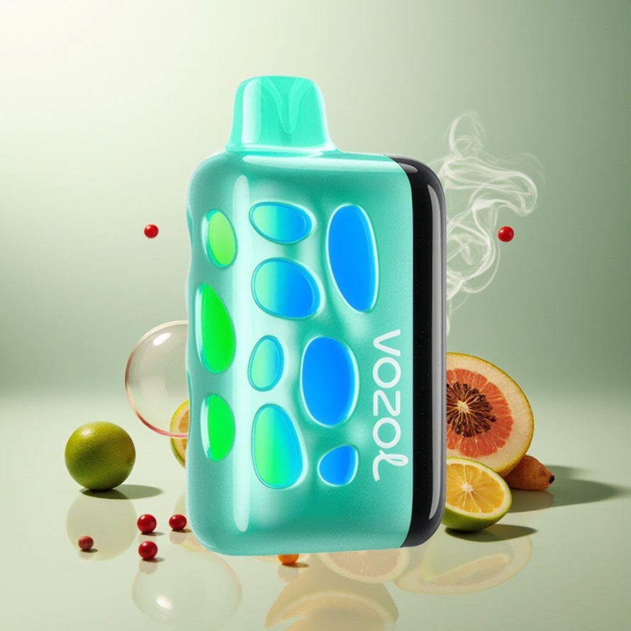 VOZOL RAVE 40000 Engångsvape Sval Mint 270° Glöd Design 1000mAh Battery svensk grossist