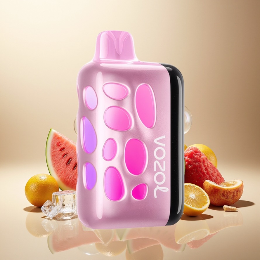 VOZOL RAVE 40000 Svensk Grossist Engångs Vape Vattenmelon Is med 270° Glöd Design & Beat-Synced Party Mode