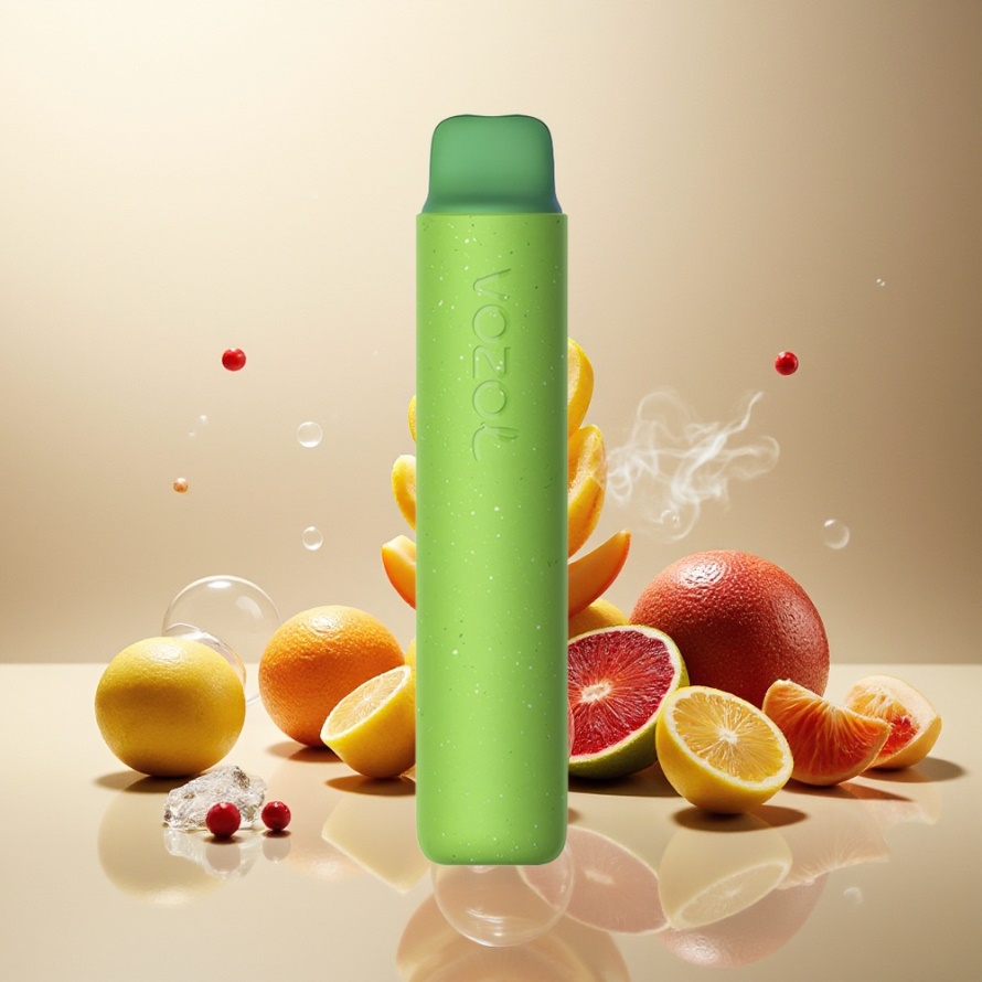 VOZOL STAR 2000 Engångs Vape "Saftig Is" svensk grossist med 800mAh & 2000 Puffar