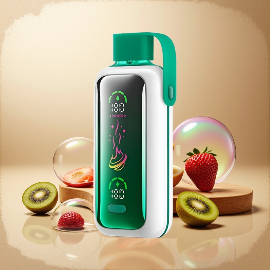 VOZOL Star 20000 Puffs Svensk Grossist Engångs Ecigg Jordgubb Kiwi 650mAh Dual Mesh