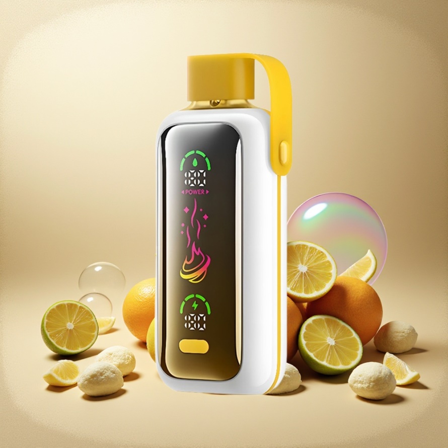 VOZOL Star 20000 Puffs Svensk Grossist Engångs Vape Citron Lime med 2,2 tums HD-skärm & Dual Mesh