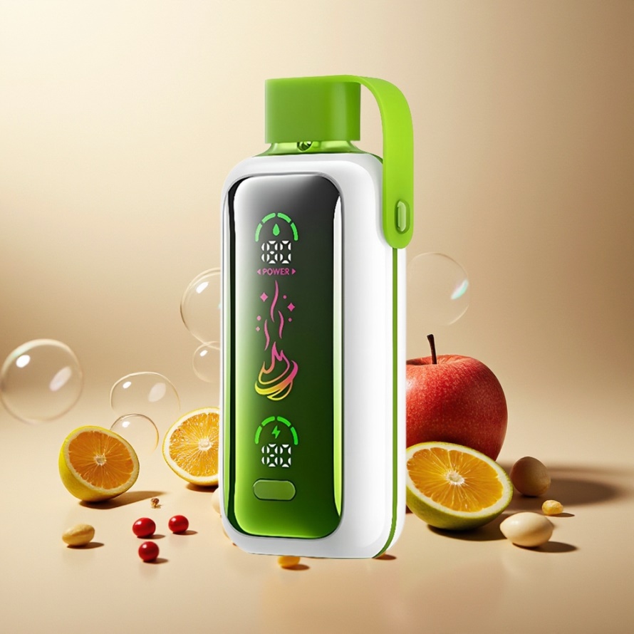 VOZOL Star 20000 Puffs Svensk Grossist Engångs Vape Dubbel Äpple Is med 2,2" HD-skärm & Dual Mesh