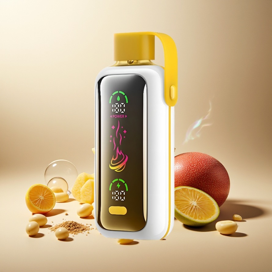 VOZOL Star 20000 Puffs Svensk Grossist Engångs Vape Mango Is med 2,2 tums HD-skärm & Dual Mesh
