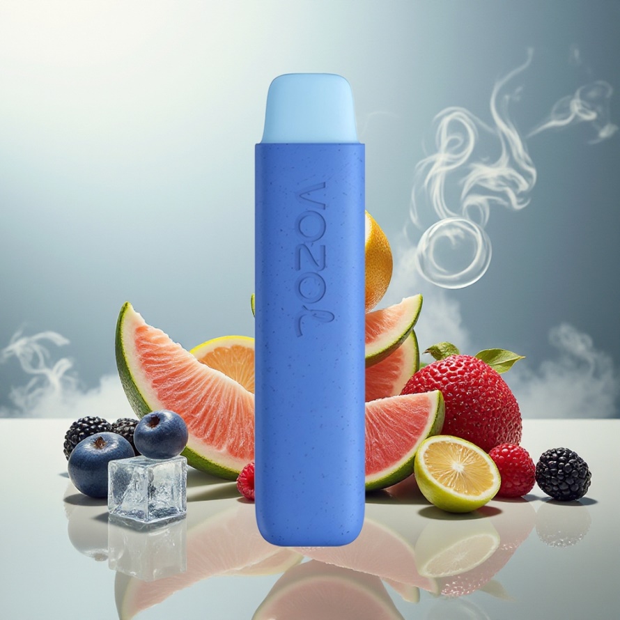 VOZOL STAR 550 Engångs Vape Blå Hallon Is 2ML 550 Puffs Svensk Grossist