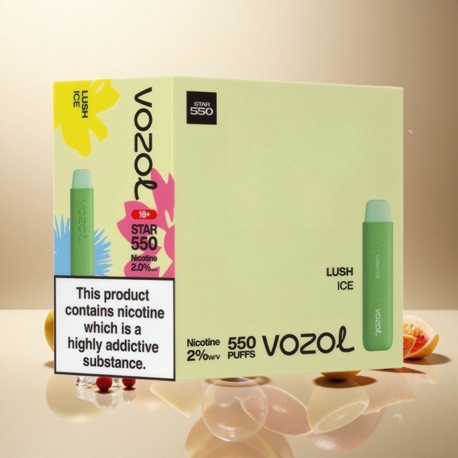 VOZOL STAR 550 Engångsvape Saftig Is 2ML 550 Puff svensk grossist