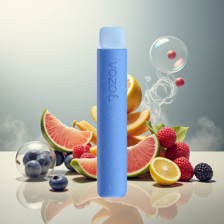 VOZOL STAR 600 Engångs Vape Blå Hallon Citron med 600 puffar och 500mAh - svensk grossist