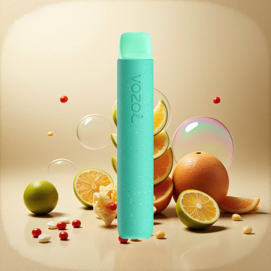 VOZOL STAR 600 Engångs Vape Gröna Mynta 2ML 600 Puffar 500mAh svensk grossist