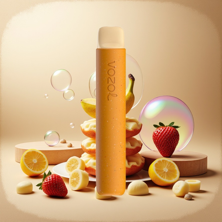 VOZOL STAR 600 Engångs Vape Jordgubb Banan 2ML 600 Puff 500mAh svensk grossist