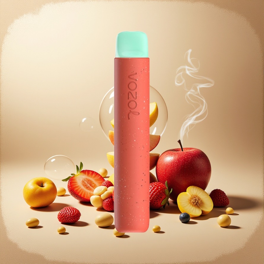 VOZOL STAR 600 Engångs Vape Jordgubb Äpple 2ML 600 puff 500mAh svensk grossist