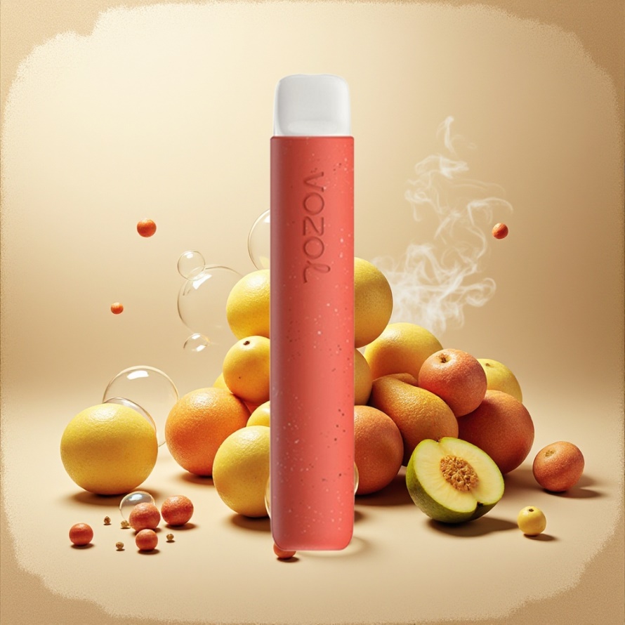 VOZOL STAR 600 Engångs Vape Tigerglöd 2ML 600 puff svensk grossist 500mAh 20mg/ml