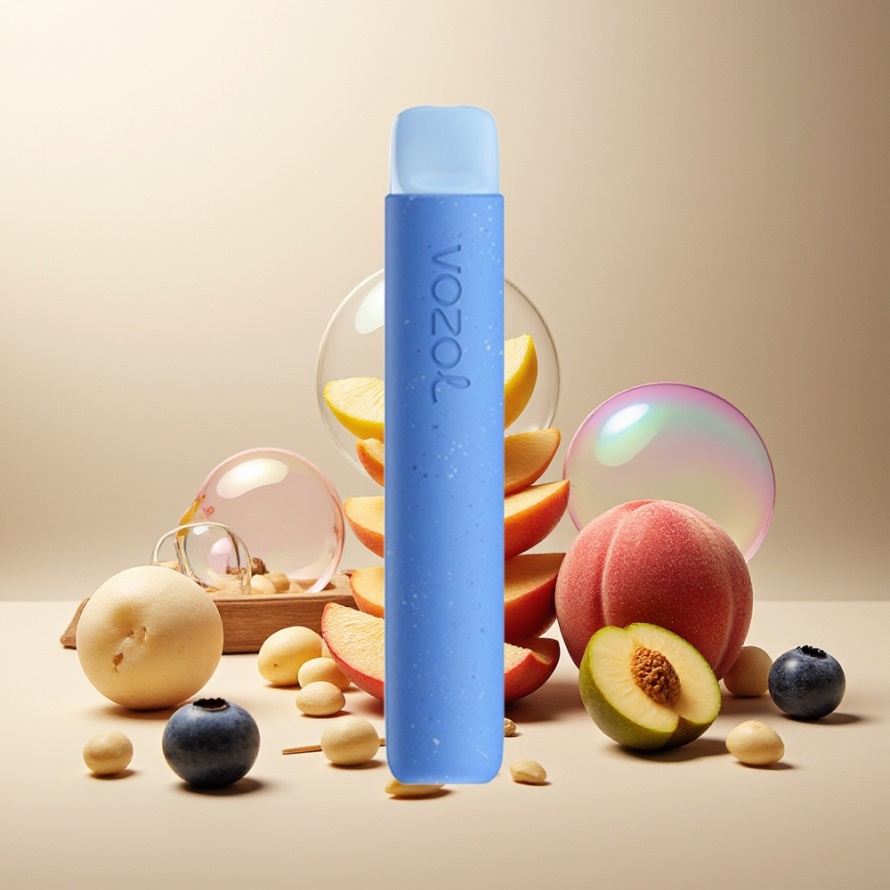 VOZOL STAR 600 Engångsvape Persika Blåbär Godis 2ML 600 puff svensk grossist 500mAh