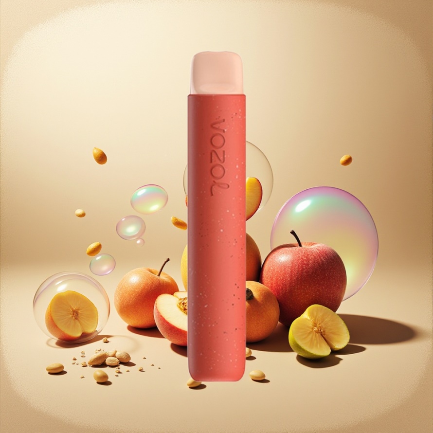 VOZOL STAR 600 Engångsvape Äpple Persika 600 Puff 2ML 500mAh Mesh Coil svensk grossist