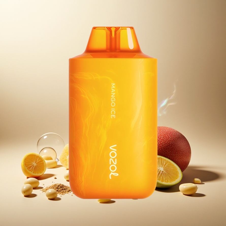 VOZOL STAR 6000/8000 V2 Engångs Vape Mango Is 65% PCR 14/16ML svensk grossist