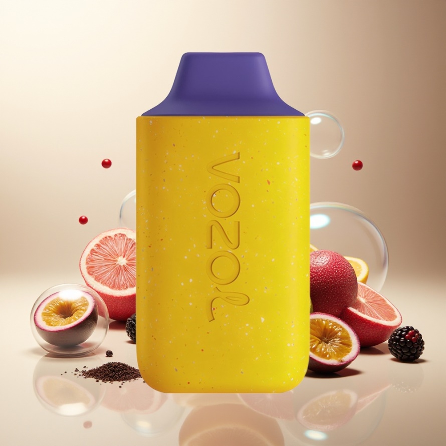 VOZOL STAR 6000 Engångs Vape Svartbär & Passionfrukt Mjölk 14ML Type-C 6000 Puffs svensk grossist