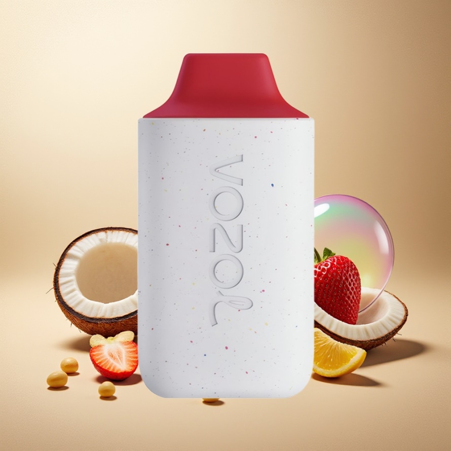 VOZOL STAR 6000 Engångsvape Jordgubb Kokosnöt 14ML 6000 Puff svensk grossist