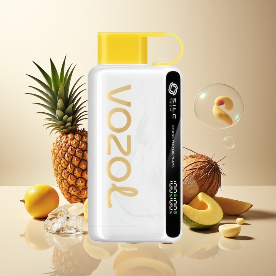 VOZOL STAR 9000/12000 Engångs Vape Ananas Kokos Is med 650mAh & svensk grossist
