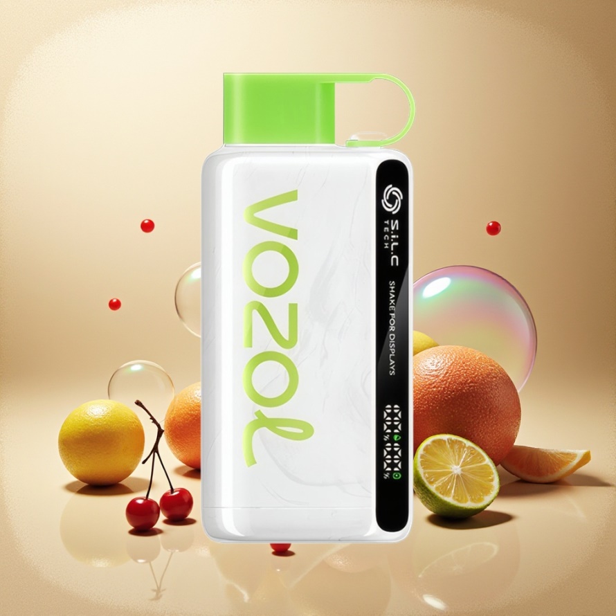 VOZOL STAR 9000/12000 Engångs Vape Körsbär Lime med 650mAh & S.i.L.C TECH – svensk grossist