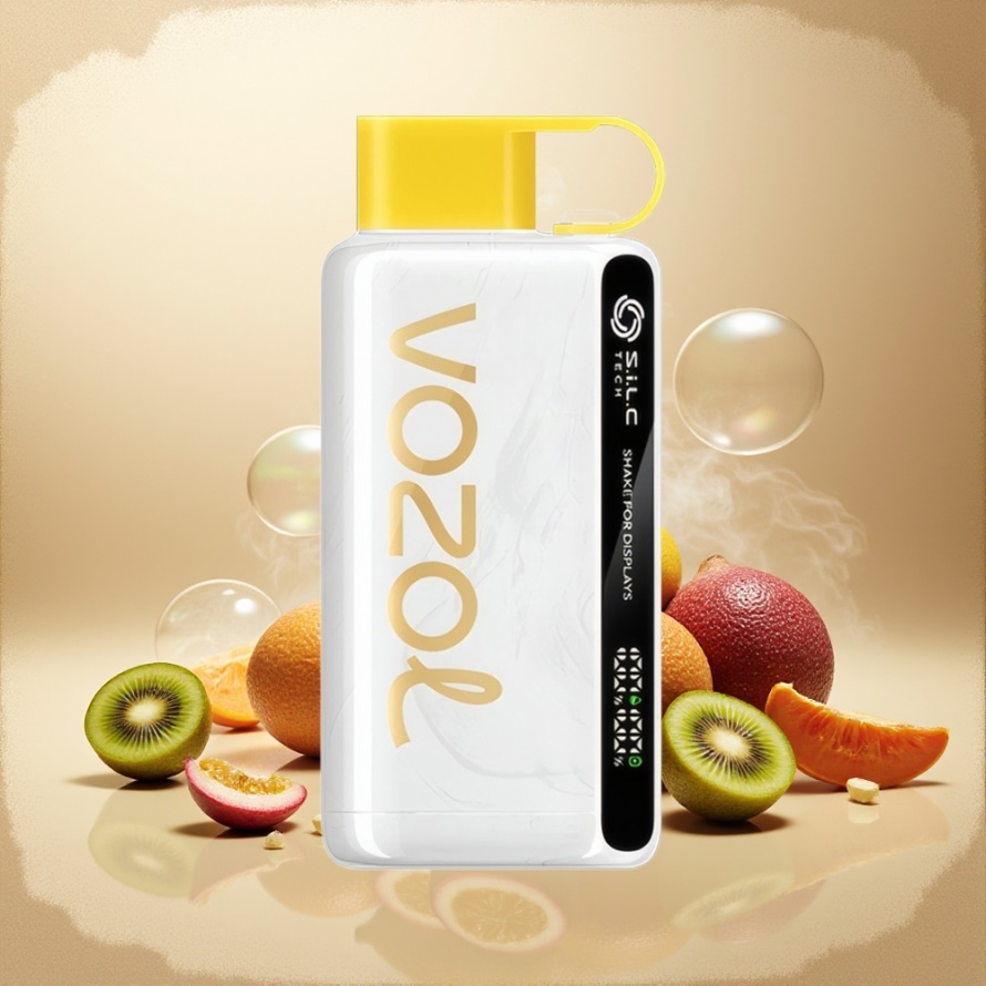 VOZOL STAR 9000/12000 Engångs Vape Kiwi Passionsfrukt Guava Svensk Grossist med 650mAh & 30% Snabbare Laddning