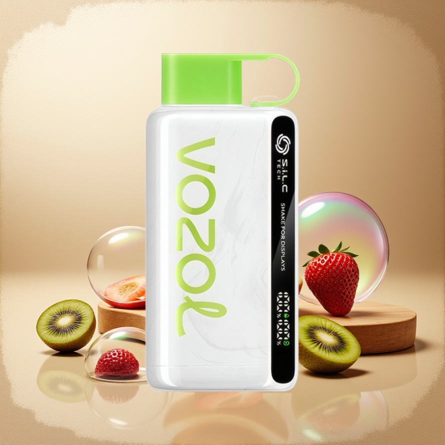 VOZOL STAR 9000/12000 Engångs-vape Jordgubb Kiwi med 650mAh Batteri & Svensk Grossist