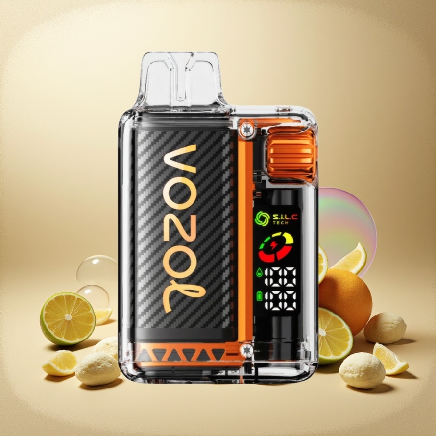 VOZOL Vista 20000 Puffs Svensk Grossist Engångs Vape Citron Lime med 650mAh Batteri & OLED Skärm