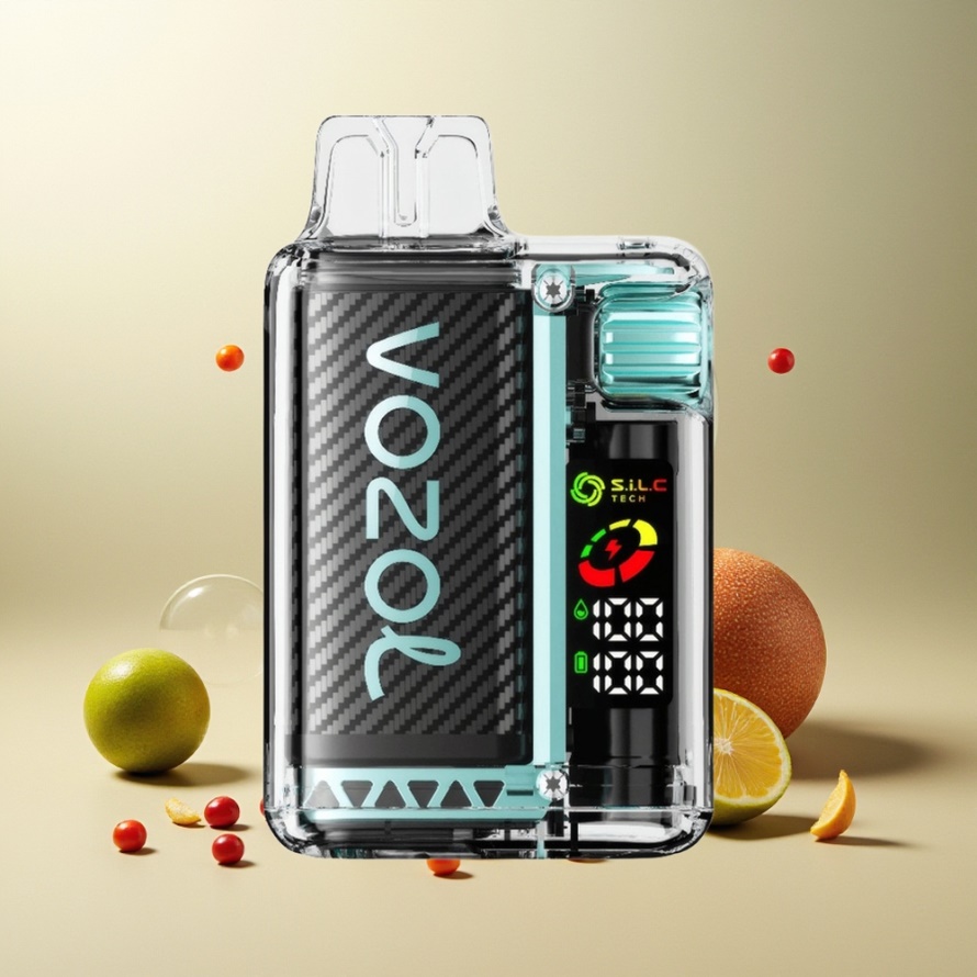VOZOL Vista 20000 Puffs Svensk Grossist Engångs Vape Miami Mynta med OLED-skärm och 650mAh Batteri