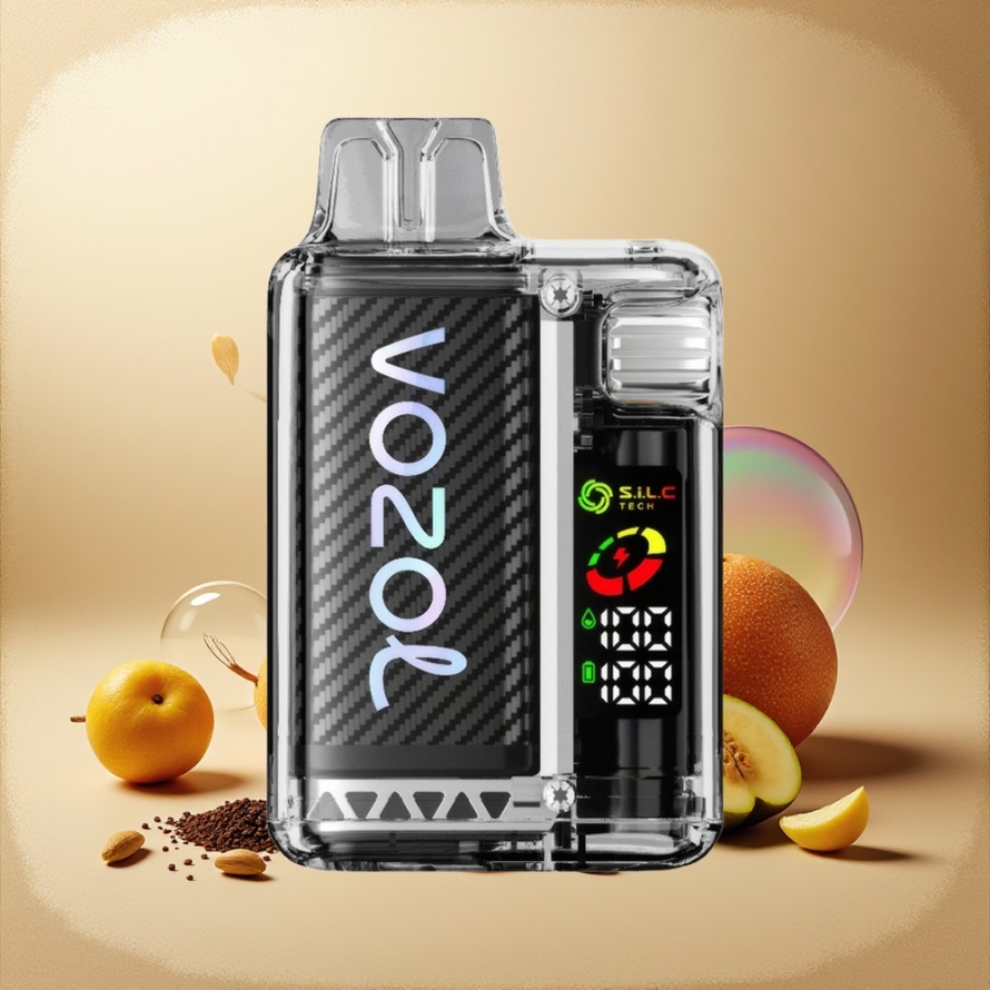 VOZOL Vista 20000 Puffs Svensk Grossist Engångs Vape Vaniljkräm Tobak med OLED Skärm & 650mAh Batteri