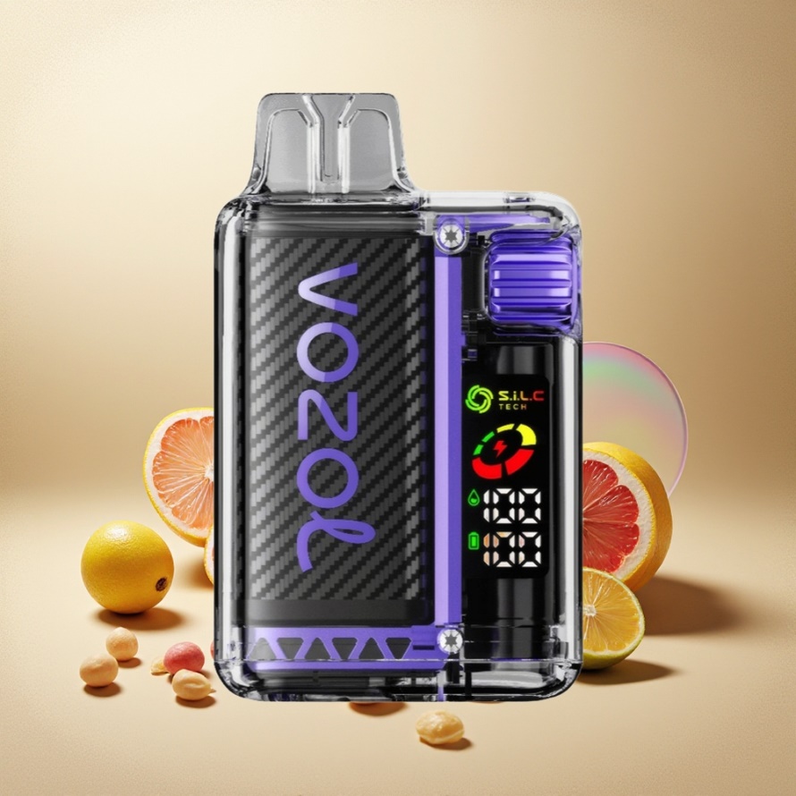 VOZOL Vista 20000 Puffs Svensk Grossist Åldervinfläder Grapefrukt med OLED Skärm & MCU Chip