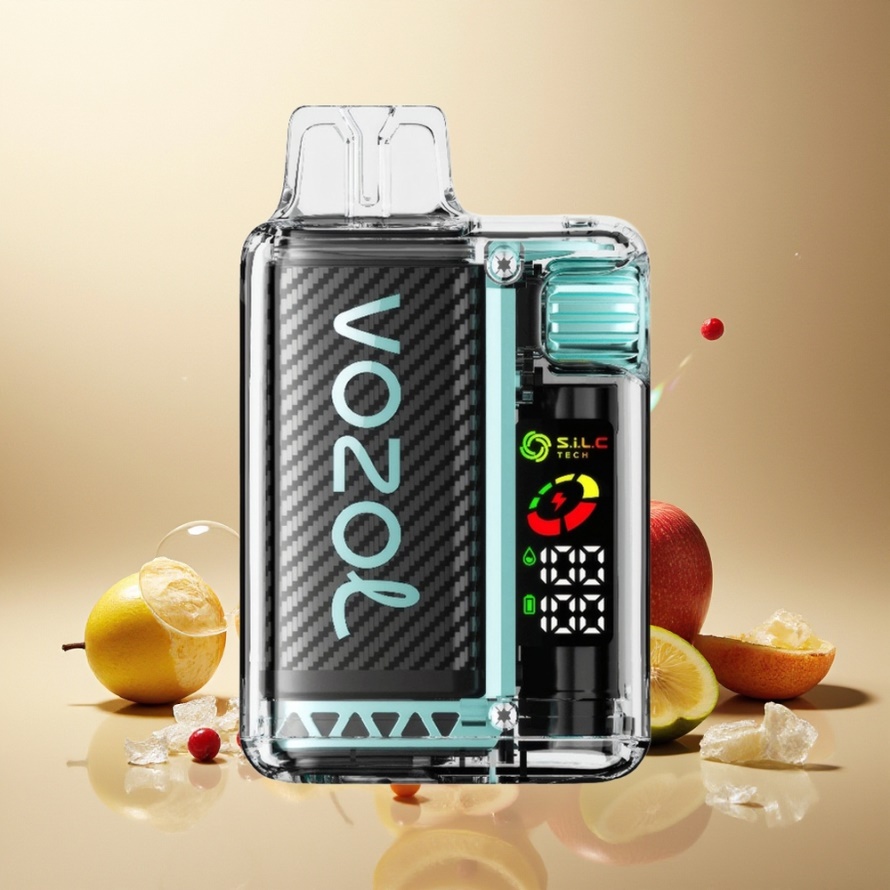 VOZOL Vista 20000 Puffs Svensk Grossist Återanvändbar E-Cigarett med 650mAh Batteri & Sur Äpple Is