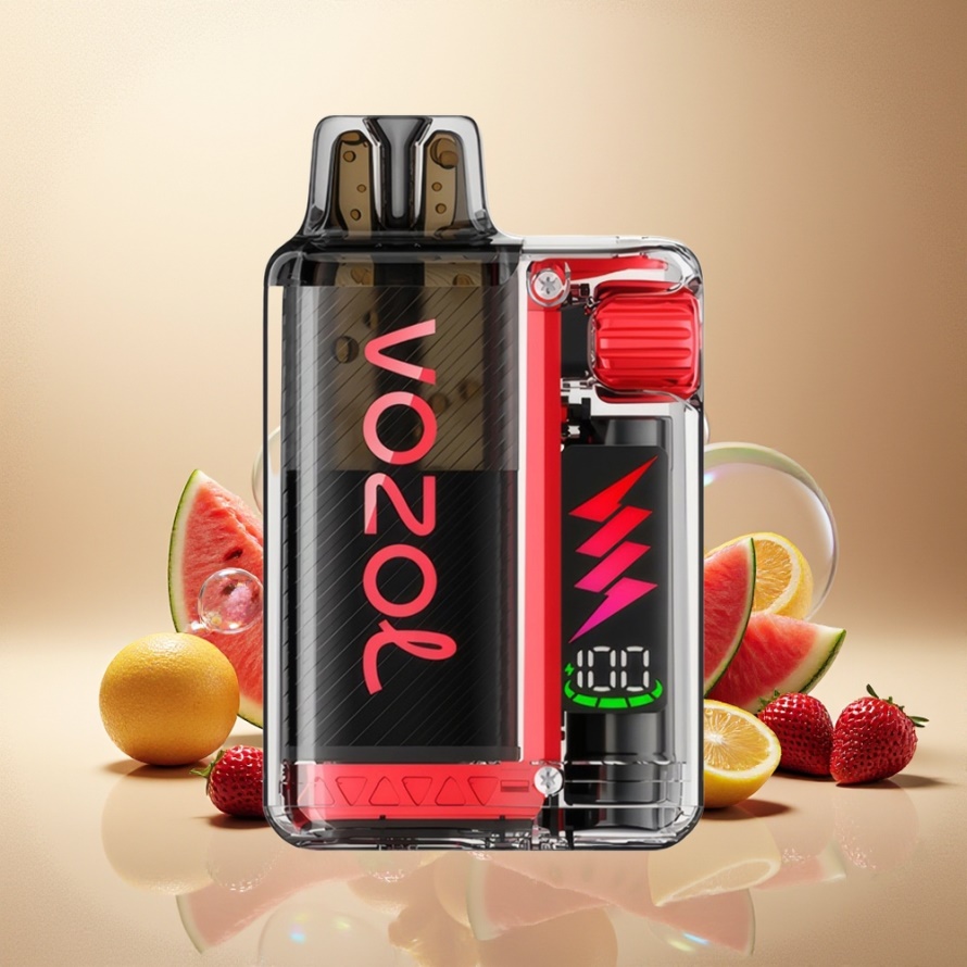 VOZOL VISTA PLUG 6000/10000 Engångs Vape Jordgubb Vattenmelon Svensk Grossist 360° Smakfrihet 650mAh