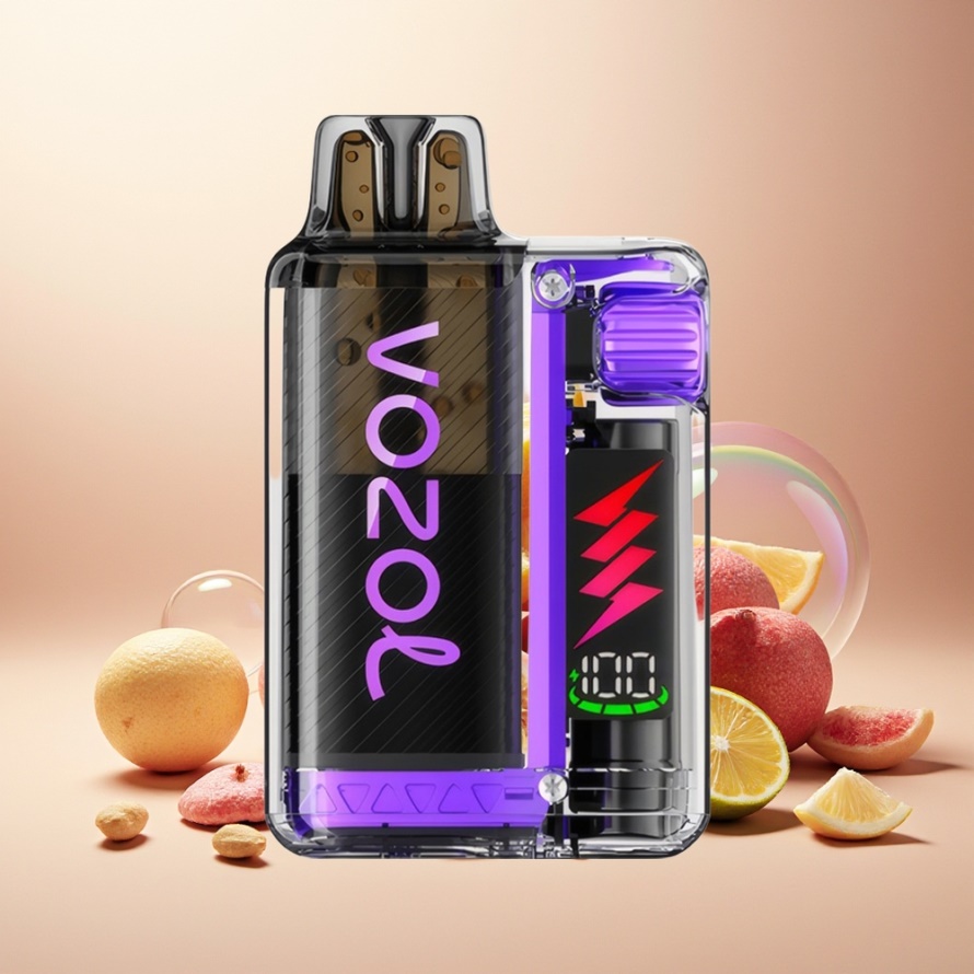 VOZOL VISTA PLUG 6000/10000 Engångs Vape Rosa Citronläsk med 360° Smakfrihet & Vivid Display – Svensk Grossist