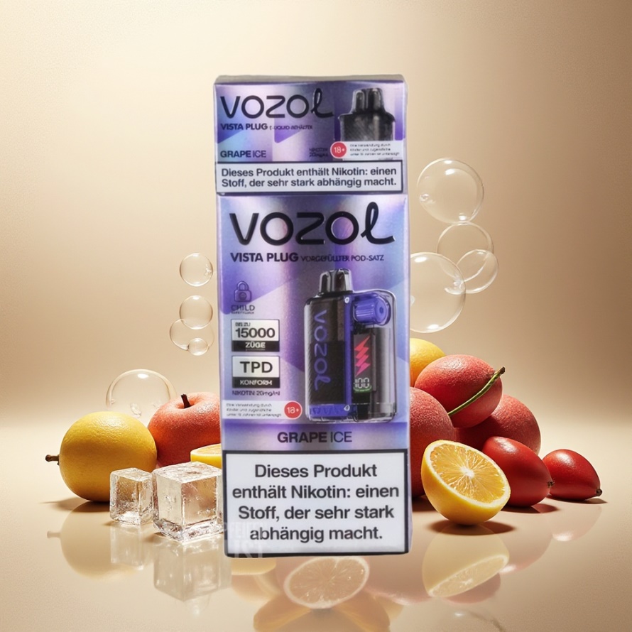VOZOL VISTA PLUG 6000/10000 Engångsvape Vinbar Is 