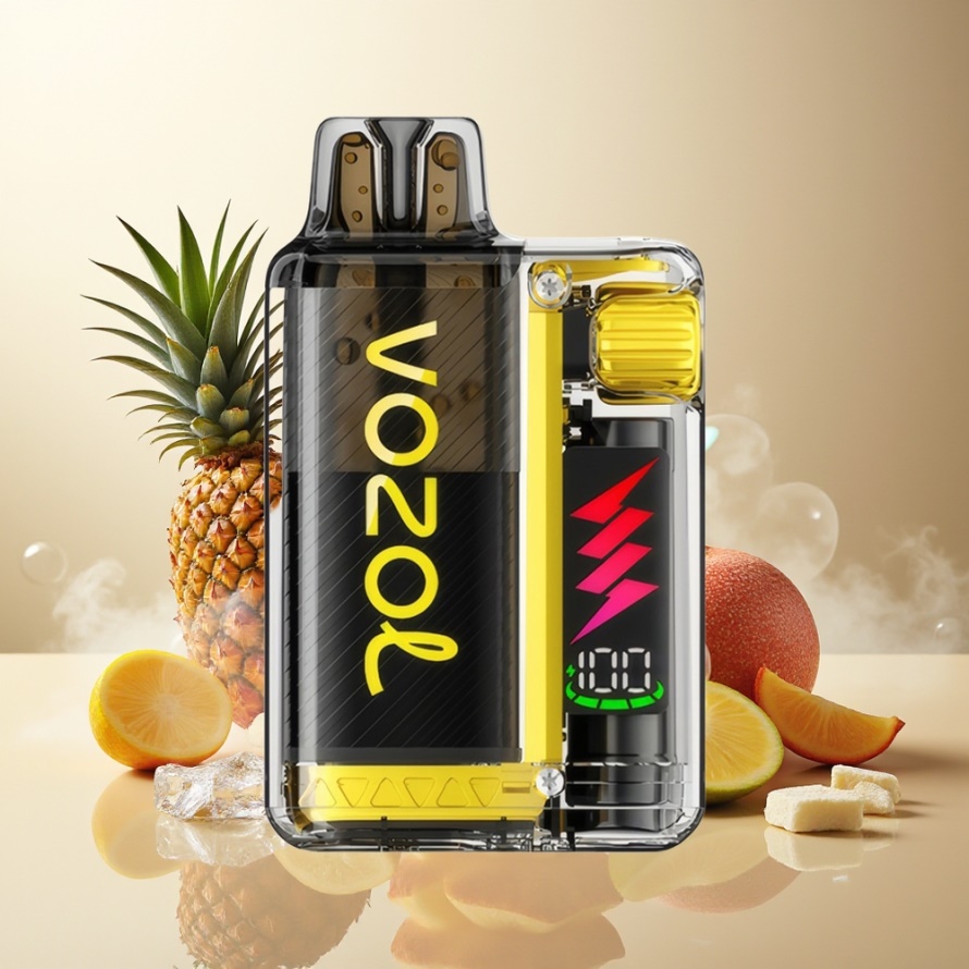 VOZOL VISTA PLUG 6000/10000 Svensk Grossist Engångs Vape Ananas Is med 26 Smaker & 650mAh