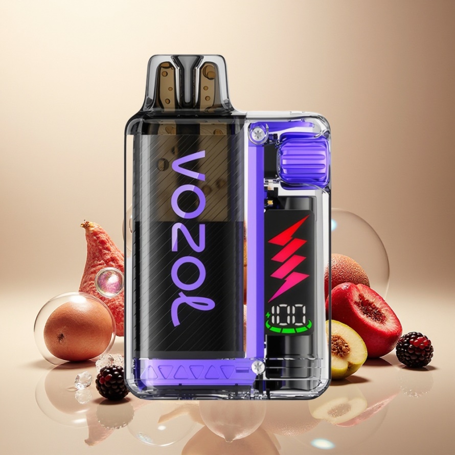 VOZOL VISTA PLUG 6000/10000 Svensk Grossist Engångs Vape Björnbär Is med 360° Smakfrihet & 650mAh Batteri