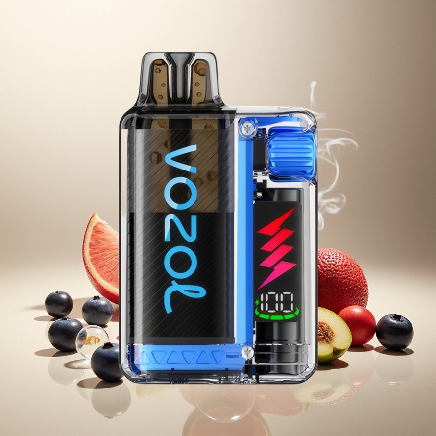 VOZOL VISTA PLUG 6000/10000 Svensk Grossist Engångs Vape Blåbär Is med 360° Smakfrihet & Synlig E-Vätska