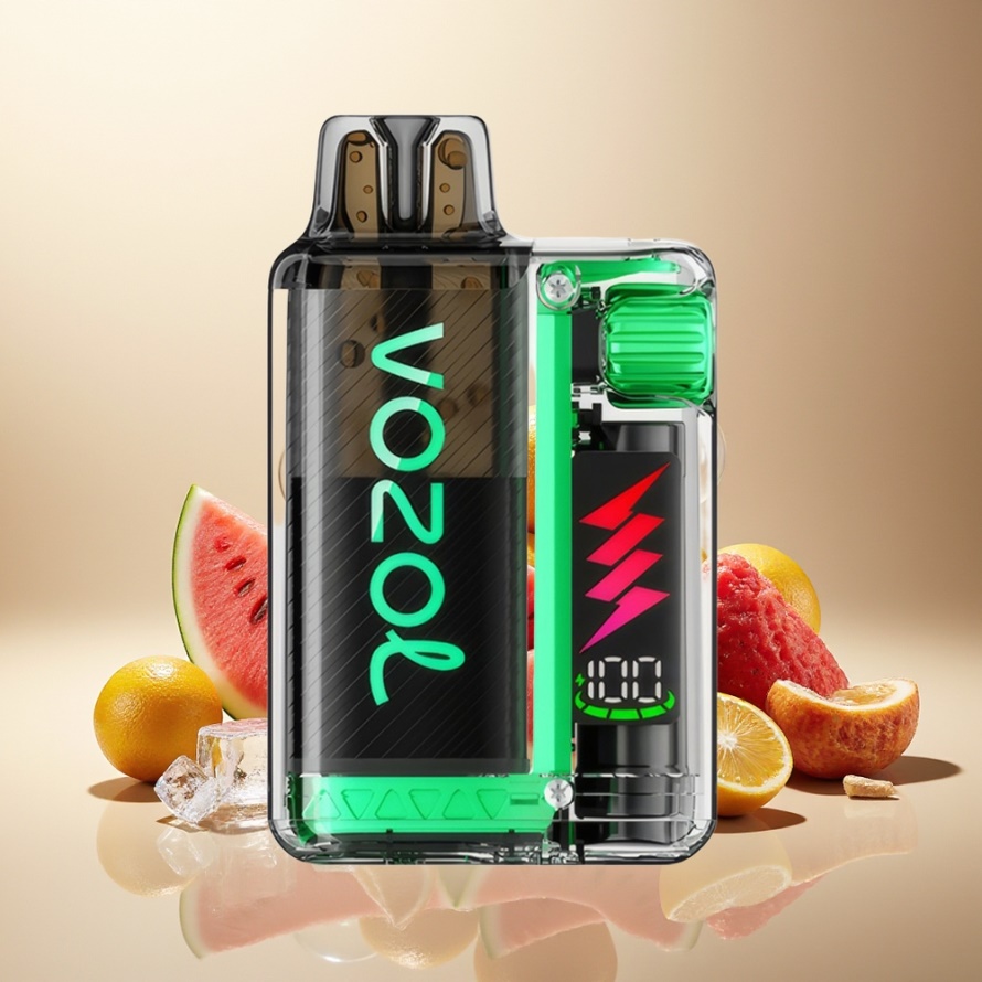 VOZOL VISTA PLUG 6000/10000 Svensk Grossist Engångs Vape Vattenmelon Is med 26 Smaker & 650mAh Batteri