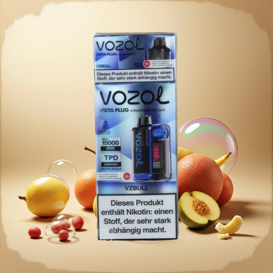 VOZOL VISTA PLUG 6000/10000 Svensk Grossist Engångs Vape med 26 Läcker Smaker & 650mAh Batteri Vzbull