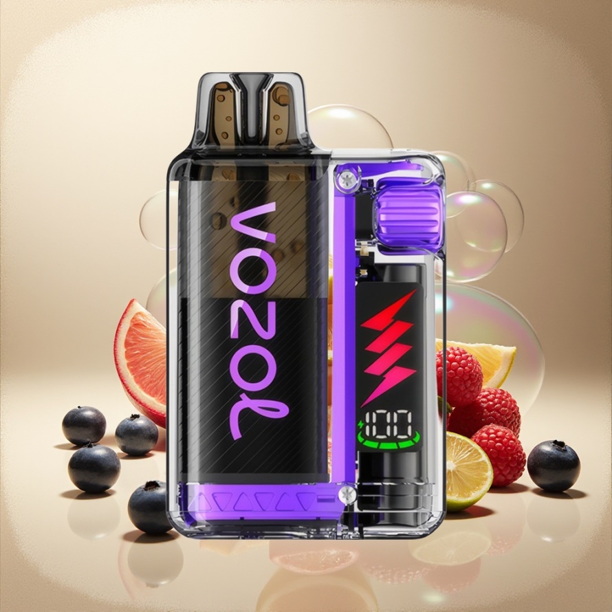VOZOL VISTA PLUG 6000/10000 Svensk Grossist Engångsvape Blåbär Hallon Citron med 360° Smakfrihet & 650mAh