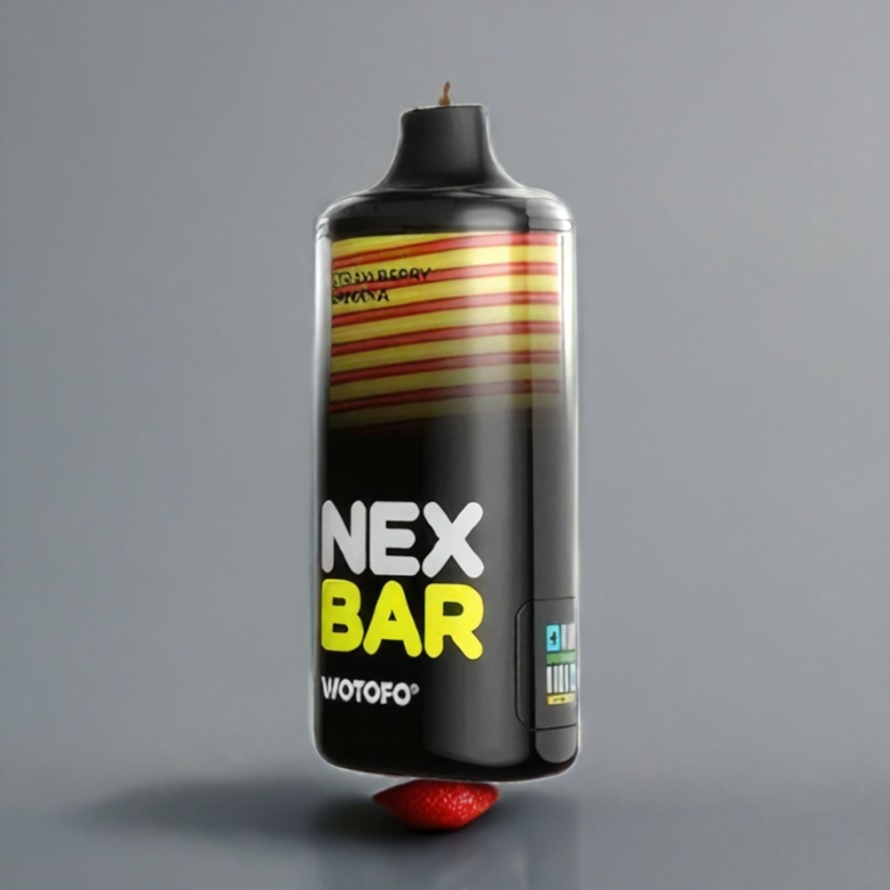 Wotofo nexBAR 18000 Puffs Engångs Vape Jordgubb Banan Svensk Grossist Dual nexMESH 21ml Type-C 750mAh