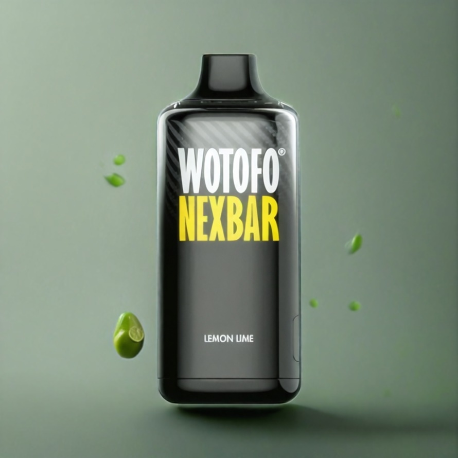 Wotofo nexBar 10000 Puffs Disposable Vape Citron Lime 20ml Mesh Coil svensk grossist