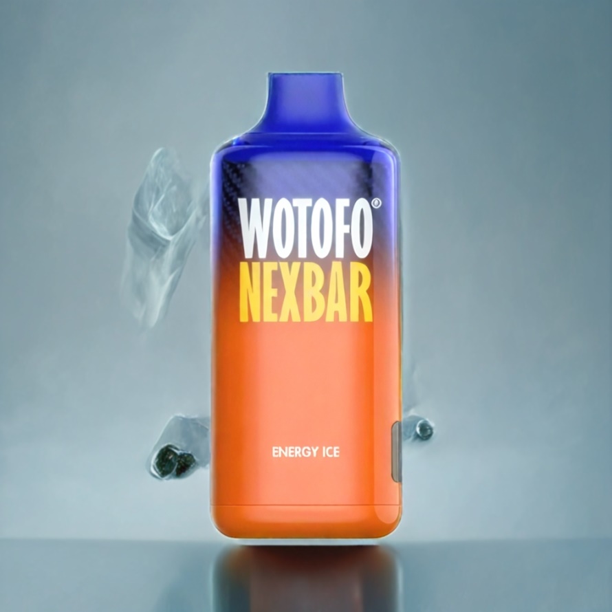 Wotofo nexBar 10000 Puffs Engångs Vape Energi Is 20ml 500mAh Type-C Svensk Grossist