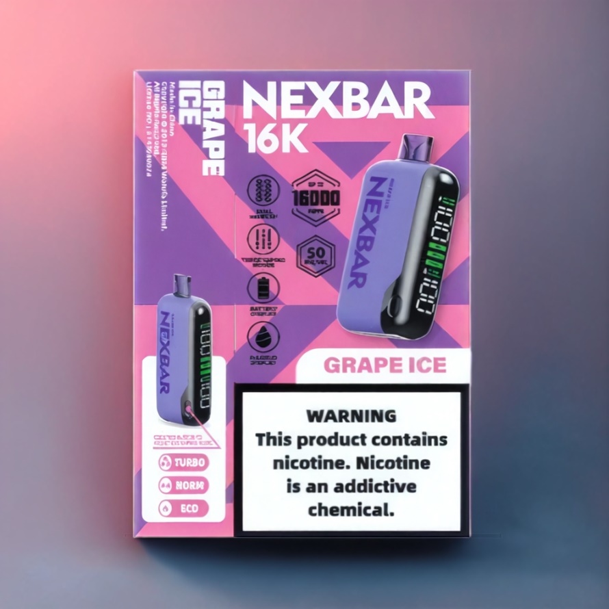 Wotofo nexBar 16000 Puffs Disposable Vape Vinis Is med Dual Mesh Coil – svensk grossist